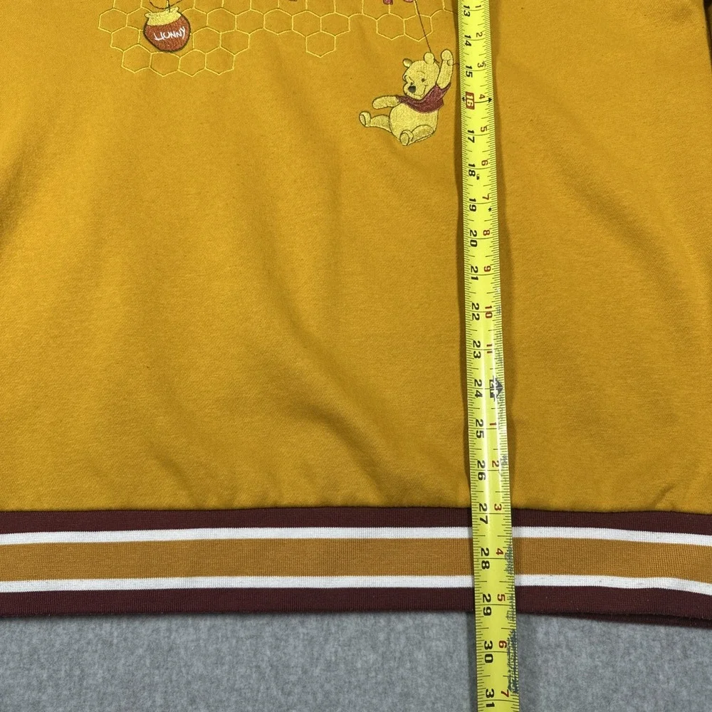 Disney Winnie The Pooh Crewneck Sweater Oh Bother Honeycomb XL Embroidered